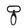 Haken Oval schwarz