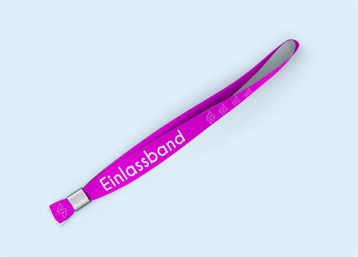 Gewebte Einlassbänder Lurex Glitzergarn+Neon (17cm)