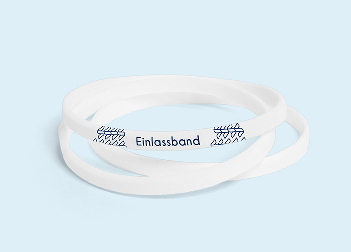 Silikonarmband 1C Druck (Kindergröße)