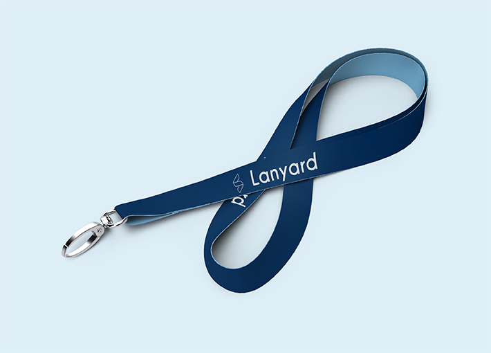 Lanyard Standard aus Satin | 4/4 | 10 mm