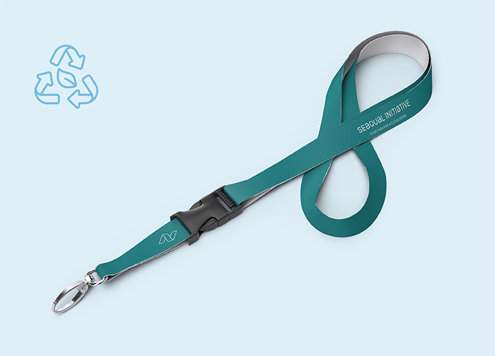 Lanyard mit Steckschnalle aus SEAQUAL® YARN | 4/0 | 25 mm