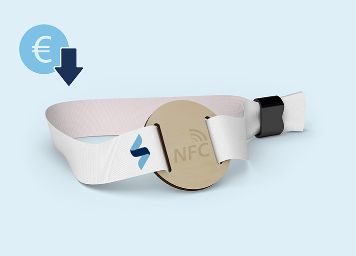 Einlassbänder aus Stoff (NFC-Holz oval) nicht eingefädelt (Kindergröße)