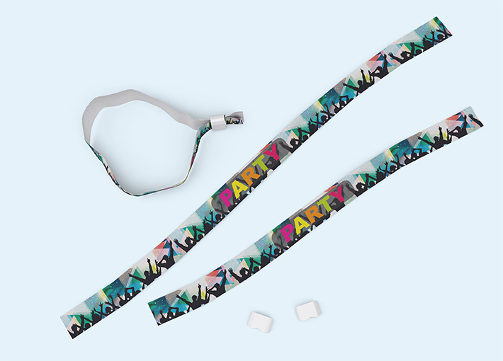  Einlassbänder aus Stoff (Standardmotive) (Kindergröße)