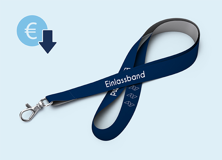 Lanyard Standard aus Polyester | 4/0 | 20 mm