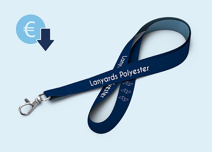 Lanyard Standard aus Polyester | 4/4 | 20 mm
