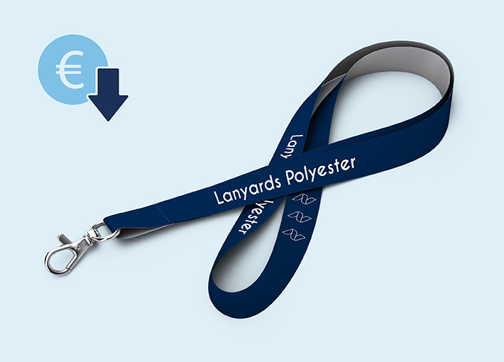 Lanyard Standard aus Polyester | 4/0 | 20 mm