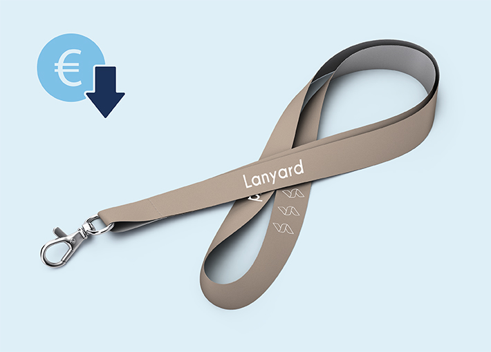 Lanyard Standard aus Polyester | 4/0 | 20 mm