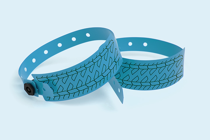 Einlassbänder aus Vinyl (PVC) Vinyl 3-lagig 1C Schwarzdruck