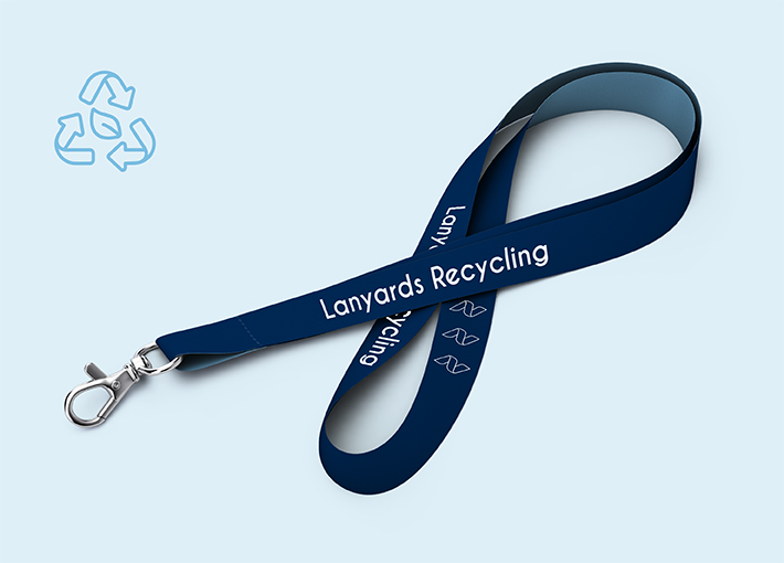 Lanyard Standard aus Recycling-Material | 4/4 | 20 mm