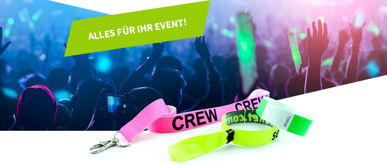 Einlassbänder für Events