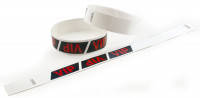 Einlassbänder aus Tyvek® vorgefertigt 4C (10er Pack) Nein VIP rot/schwarz