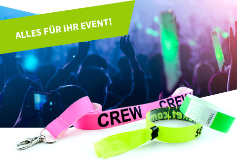 Einlassbänder für Events
