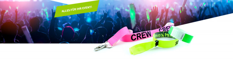 Einlassbänder für Events