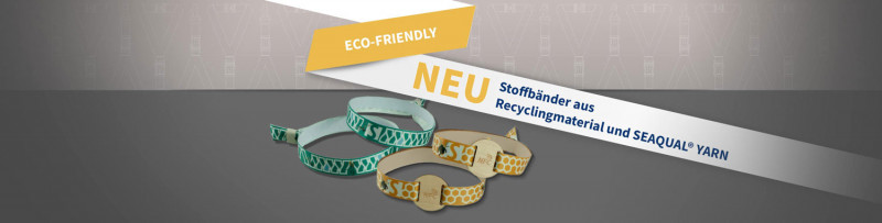 Einlassbänder aus Recyclingmaterial